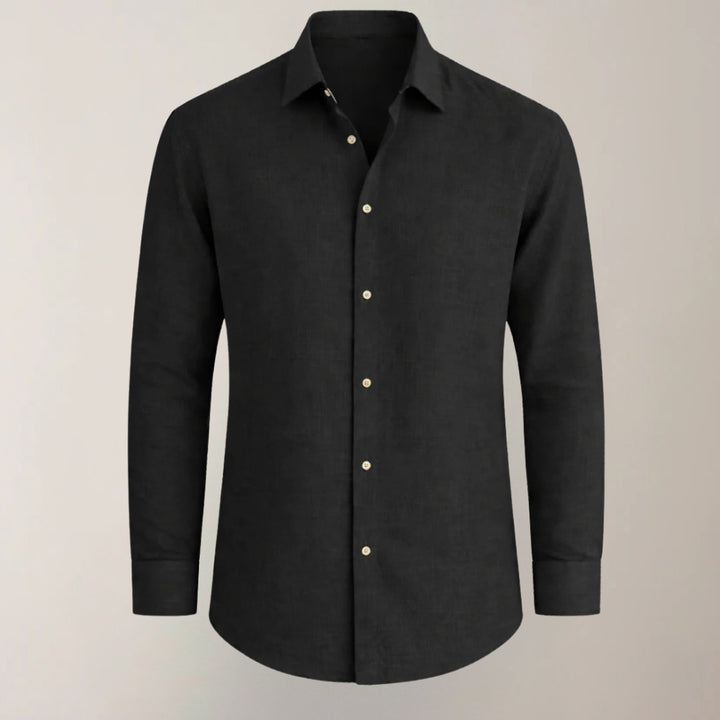 Heren Overhemd met Lange Mouwen en Knoopsluiting