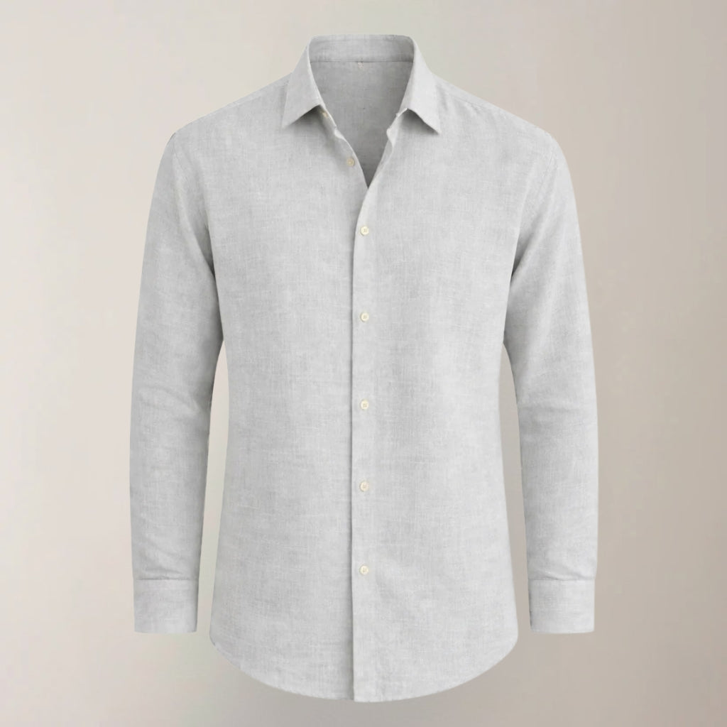 Heren Overhemd met Lange Mouwen en Knoopsluiting