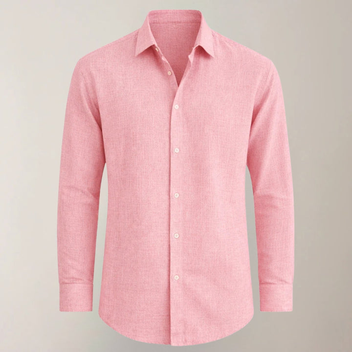 Heren Overhemd met Lange Mouwen en Knoopsluiting