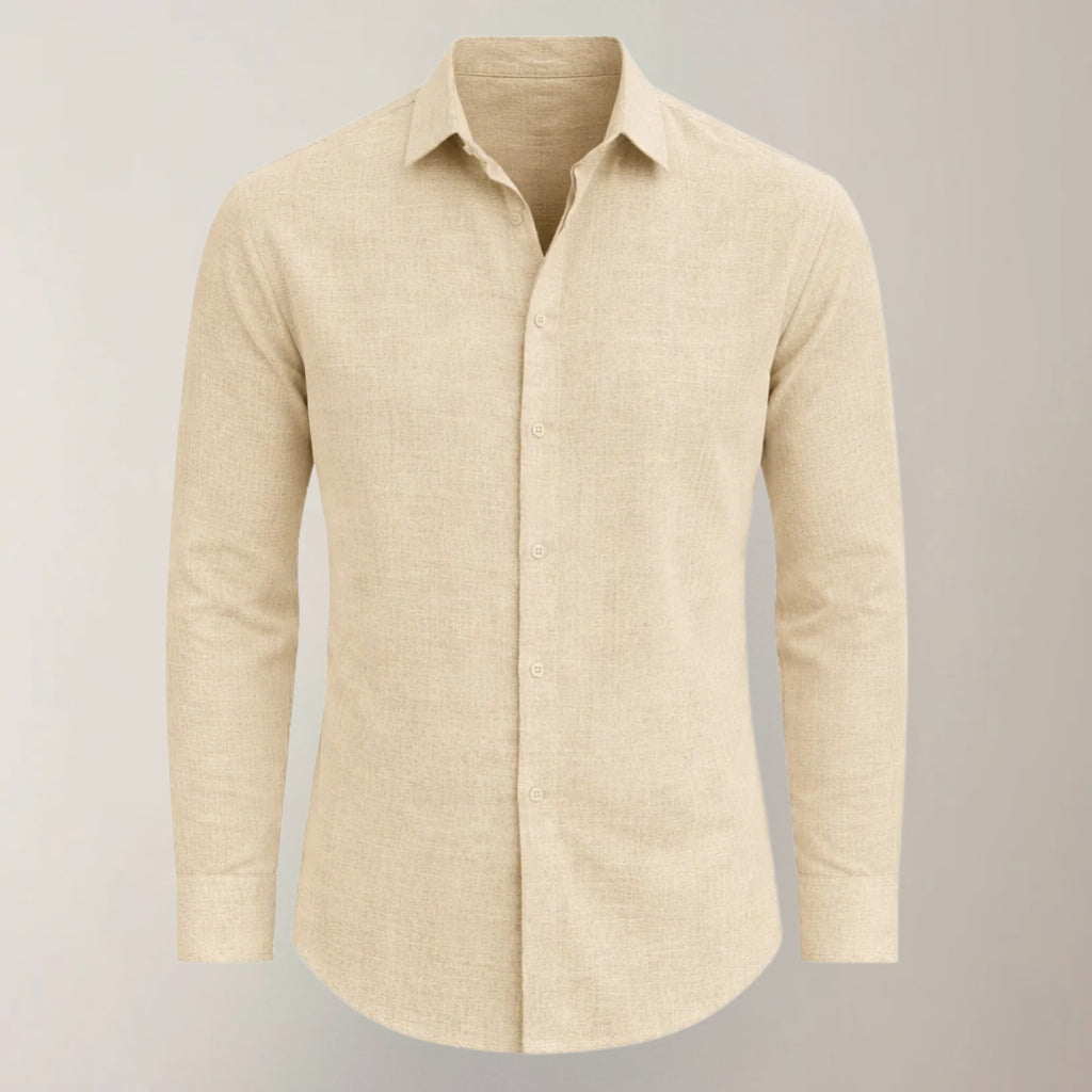 Heren Overhemd met Lange Mouwen en Knoopsluiting