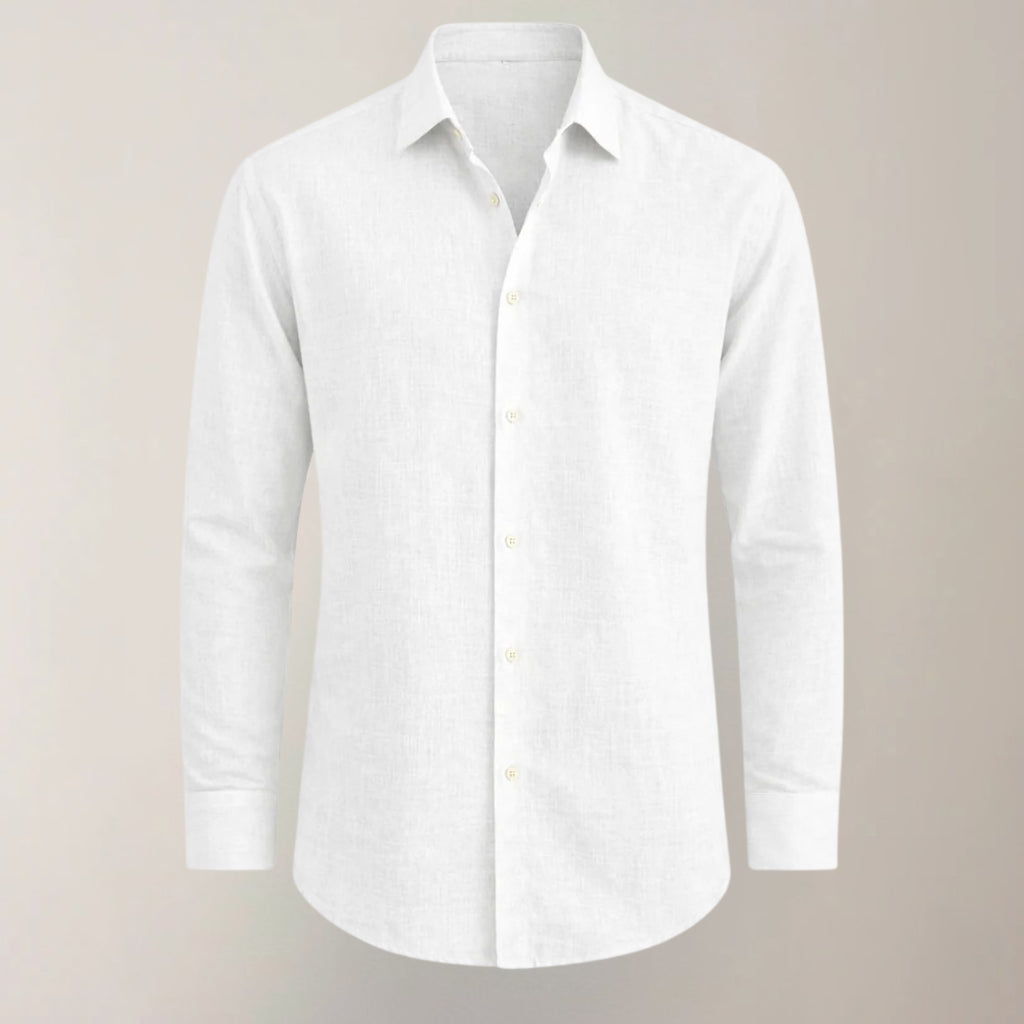 Heren Overhemd met Lange Mouwen en Knoopsluiting