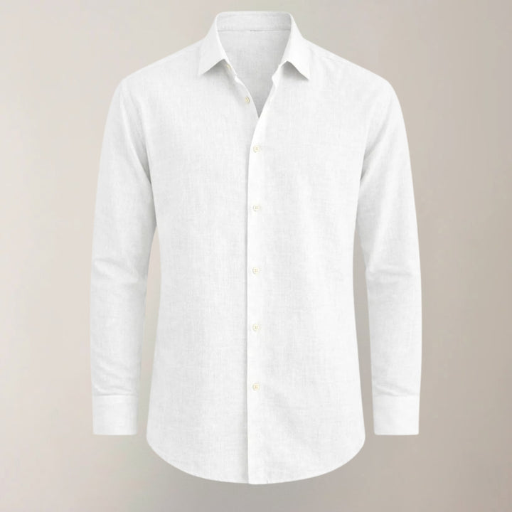 Heren Overhemd met Lange Mouwen en Knoopsluiting